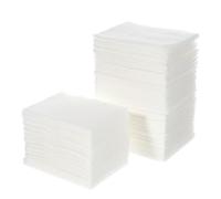 CATIEBYE 2 Packs Cotton Pads for Face Toner Makeup Remover 4.72x3.93x0.04in Soft and Delicate Does Not Shed White Cotton Wet Compress Makeup Removal