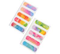 CATIEBYE 200pcs Breathable Pe Waterproof Wound Bandages Comfortable Self-Adhesive Colorful Patches for Wound Care Suitable for Adults and The Elderly