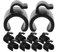 CATIEBYE 20pcs 25mm Cable Clips for Mic Stand Phone Stand Cable Holder for Audio Data for Live Streaming and Stage Use