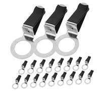 CATIEBYE 20Pcs Black Square Head Car Vent Clips Adjustable Air Freshener Diffuser for Car Air Conditioner Outlet Fit Auto Vent Clips for Office Home Use