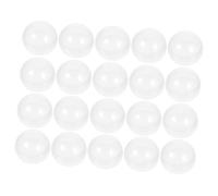 CATIEBYE 20pcs Clear Fillable Twisted Round for Vending Machines Transparent Toy Containers for Party Favors and Decorations for Gumballs and