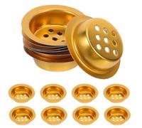 CATIEBYE 20Pcs Middle Eastern Incense Burner Iron Plate Inserts 4.7Cm Ramadan Incense Holder Accessories Arabic Censer Parts for Home Fragrance Use