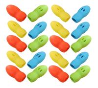 CATIEBYE 20pcs Silicone Travel Toothbrush Covers Protect Toothbrush Heads with Comfortable Fit for Camping and Traveling, Dust Caps to Keep Brushes Clean and Hygienic Random Color