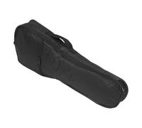 CATIEBYE 21-inch Thickened Ukulele Bag Black Padded Protective Carrying Case Practical Ukulele Pouch for Portable Soprano