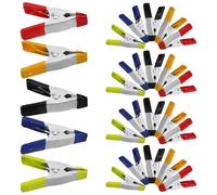 CATIEBYE 25pcs Small Metal Spring Clips Clamps Set Heavy Duty Iron and Zinc Compact Clamps for Crafts and Woodworking Projects Suitable for Home Gardening and Workshop Use