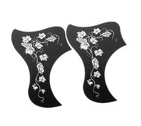 CATIEBYE 2pcs Anti-scratch Pvc Guitar Pickguards for Acoustic Guitars Protective Plate Easy Application for Scratch and Impact Resistance