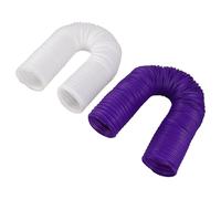 CATIEBYE 2PCS Expandable Pet Tunnel Tube for Small Animals Collapsible Plastic Hamster Hideout Chew-resistant Gerbil and Rat Playground Portable Interactive Habitat Pathways for Exercise