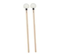 CATIEBYE 2Pcs Felt Drumsticks with Wooden Handle for Percussion Instrument Accessories, Black Drum Hammers, Long Lifespan, Excellent Craftsmanship