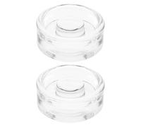 CATIEBYE 2pcs Glass Jar Weights for Fermenting Stable Design Easy to Clean Wide Mouth Canning Weights for Fermenting Pickling at Home