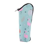 CATIEBYE 2pcs Insulated Bottle Bags Thermal Beverage Pouch for Boy Girl Portable Bottle Warmer Convenient Stroller Accessory for Parents and Outdoor Use Flamingo