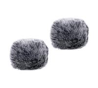 CATIEBYE 2pcs Microphone Windscreen Cover Windproof Mic Protector for Noise Reduction Fit for Various Microphones Easy to Install and Remove for Studio and Outdoor Use