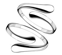 CATIEBYE 2Pcs Minimalist Geometric Open Rings for Women Chic Cross Design Finger Jewelry for Everyday Wear and Special Occasions Enhance Your Style with