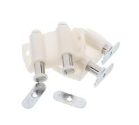 CATIEBYE 2pcs Push to Open Latch for Kitchen Cabinets Effortless Handle Design Easy Installation Automatic Rebounding Cabinet Closer Elegant Sophisticated Finish