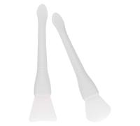 CATIEBYE 2pcs Silicone Wax Spoon for Sealing with Plastic Handle, Lightweight Silicone Spatula Spoon, Removes Residual Wax Particles, for DIY Craft and On-the-go Crafting