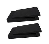 CATIEBYE 2pcs Speaker Sponge Absorption Pads 28x19x4cm Soundproof Cushion Shockproof Mat for Bass Voice Box Acoustic Isolation
