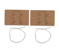 CATIEBYE 2pcs Stainless Steel Number Bracelets for Couples with Morse Code Letters, Women’s Hand Jewelry Set with Card, Sturdy Hand Chain for Daily Wear