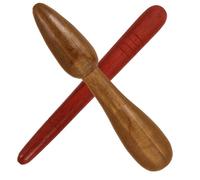 CATIEBYE 2Pcs Wooden Foot Reflexology Massage Sticks for Hand and Body, Multi-Functional Acupressure Tool, Traditional Wood Massage Sticks for Relaxation and Trigger Point Therapy