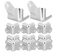 CATIEBYE 36pcs Heavy-duty Speaker Corners Protectors Edge Protection Corners Decorative Iron Covers for Boxes Cabinets Furniture