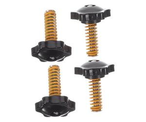 CATIEBYE 3d Printer Heatbed Leveling Kit Aluminum Spring Screws and Nuts for Fine-tune Printing Bed Level, User-friendly Installation Set for Ender Print Bed Maintenance
