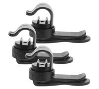 CATIEBYE 3pcs Backpack Water Tube Fixing Buckles with Wear-resistant Abs and Magnet Material, Convenient Water Bladder Tube Clips for Outdoor Survival and Back to School Use on Hiking