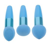 CATIEBYE 3Pcs Cosmetic Makeup Pens with Handle for Wet and Dry Use Portable Beauty Tools with Unique Creative Heads Comfortable and Practical Face Concealer Applicators for Women and