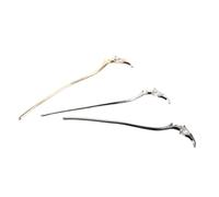 CATIEBYE 3pcs Dragon Hair Sticks Chinese Style Hanfu Hair Accessories for Women Secure Grip and Buns in Gold Silver Black