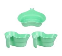 CATIEBYE 3pcs Emesis Basin Vomit Bowls for Elderly Patients, Ergonomic Pp Oral Rinse Cups with Multi-Purpose Usage, for Home Nursing and Nursing Homes