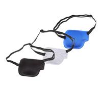 CATIEBYE 3Pcs Eye Patches for Amblyopia and Strabismus Correction Portable Lightweight Eye Covers with Comfortable Full Coverage Breathable Protective Masks for Outdoor Use