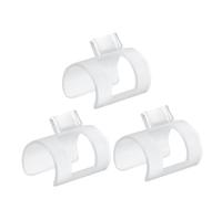 CATIEBYE 3pcs Pvc Flute Mouthpiece Accessories with Clip-on Design for Bamboo Flutes, Beginner Essential Wind Practice Device, Blowing Nozzle for Traditional Wind Instruments