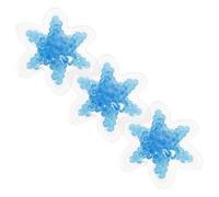 CATIEBYE 3pcs Reusable Blue Ice Bags for Relief and Hot Cold Compress Therapy, Portable PVC Cold Packs for Camping and Injury Treatment