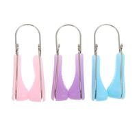 CATIEBYE 3pcs Silicone Nose Shaper Clips for Nose Straightening and Beauty without Affecting Breathing Or Eating for Daily Use