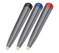 CATIEBYE 3pcs Universal Stylus Pens for Touch Screens, Electronic Whiteboard Capacitive Pens in Black, Red, Blue for Teachers and Interactive Tablet Writing