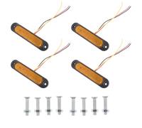 CATIEBYE 4 Sets LED Yellow Trailer Side Light for Suv and Rv Warning