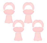 CATIEBYE 4 Sets Reusable DIY Face Mask Mold Plate for Nose and Face, Made of Sturdy Pp Plastic, Easy Storage and Fits Most Mold Sizes, for Bathroom and Kitchen Skin Care Use