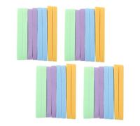 CATIEBYE 48pcs Compressed Face Sponge Reusable Facial Cleansing Puff Makeup Removal Pad for Women Green Yellow Blue Purple