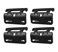 CATIEBYE 4pcs Car Headrest Hook Hanger Black Abs Universal Fit