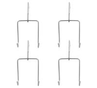 CATIEBYE 4pcs Double Row Hooks Meat Hooks 5.31x3.54x2.55inch Stainless Steel Thickened Meat Hanging for Butchers and BBQ Grill Masters Home Kitchen Supply