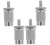 CATIEBYE 4pcs Electric Guitar Bridge Height Adjustment Screws Metric Tremolo Bridge Studs for Easy String Tuning and Guitar Maintenance Compatible Electric Models