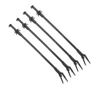 CATIEBYE 4pcs Long Aquarium Tweezers for Aquatic Plants and Fish, 20 Inch Plastic Tongs with Precise Control and Ergonomic Design, for Planted Tank Maintenance and Cleaning