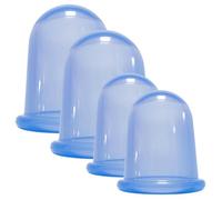 CATIEBYE 4pcs Silicone Body Massage Cups Soft Suction Cupping Therapy for Anti-cellulite Iliacus Release Facial and Body Relaxation Easy to Use for Beginners and Home Spa