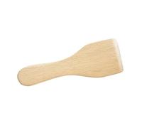 CATIEBYE 4pcs Small Beech Wood Turner Non-Stick Safe Wooden Spatulas for Cooking Butter Kitchen Utensils Wear-Resistant Natural Finish