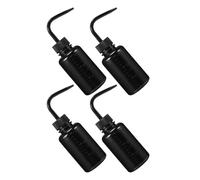 CATIEBYE 4Pcs Tattoo Squeeze Container Washer 150Ml Black PE Plastic Lightweight Easy to Use for Cleaning Body Tattoo