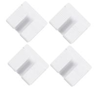CATIEBYE 4pcs Wall Mount Phone Storage Box Phone Wall Mount Storage Box 7.87x3.94x1.97inch Charging Hole White behind The Sofa
