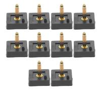 CATIEBYE 5 Pairs Heel Tips for High Heels Sturdy PVC Material Secure Fit and Versatile Shoe Repair Replacement for Chic and Trendy Footwear