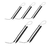 CATIEBYE 5 Sets Lcd Writing Tablet Stylus Pen Spring Rope Stylus Resistive Screen Drawing Pen Sketching with Spring Rope Black
