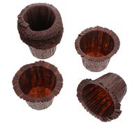 CATIEBYE 50pcs Coffee Paper Cupcake Wrappers for Baking Small Cakes and Chocolates, High Temperature Resistant and Not Easy to Deform, for Coffee Shops and Bakeries