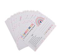 CATIEBYE 50pcs Teacher Mail Cards for Parents Classroom Behavior Incentive Cards Motivational Notes for Preschool Kindergarten with Bright Colors and Smooth Writable Surface