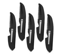 CATIEBYE 5pcs Beard Comb for Men Portable Pocket-sized Mustache Grooming Tool Fine-toothed Plastic Design for Gentle Hair and Beard Styling Lightweight