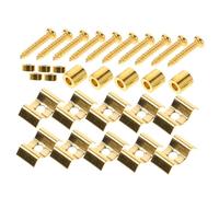 CATIEBYE 5sets Electric Guitar String Retainer Bars String Stabilizer Kit Bass Trees Headstock Locks for Acoustic Guitars