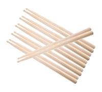 CATIEBYE 6pairs Maple Wood Drumsticks for Adults Beginners Drumming Sticks Comfortable Grip Percussion Accessories for Practice Performance Backup